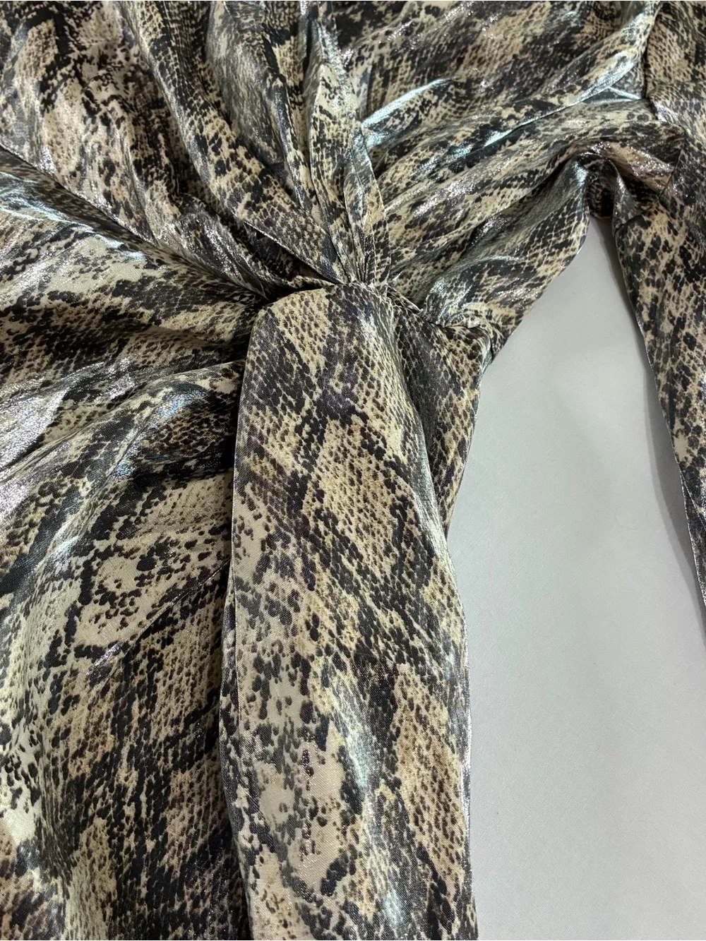 AVA& VIV $30 Snake Print Wrap Dress - Size 1X